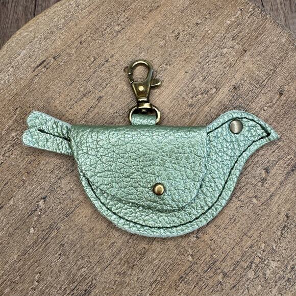 Portland Leather Mockingbird Pouch BEETLE Purse Charm FAST SHIP - Picture 4 of 4